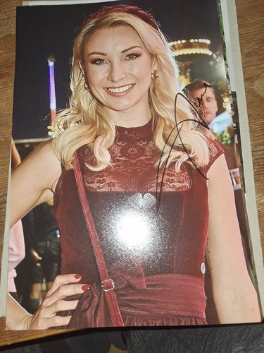 Autogramm foto anna carina - foto,