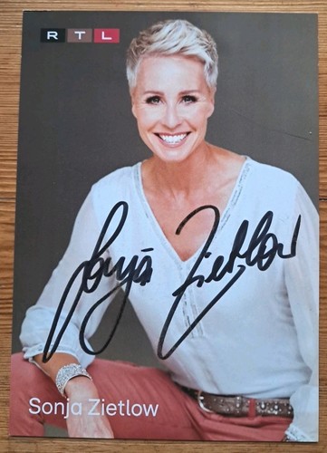 Sonja zietlow orig - orig, autogramm
