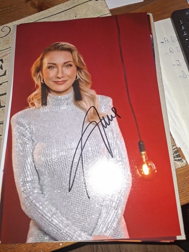 Autogramm foto anna carina - autogramm,