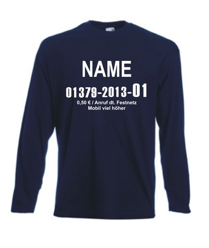 Langarm dschungelcamp shirt - langarm,