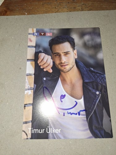 Autogrammkarte timur ülker - autogrammkarte,
